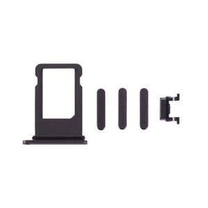 SIM Card Tray and Side Button for iPhone 8 Plus-Black