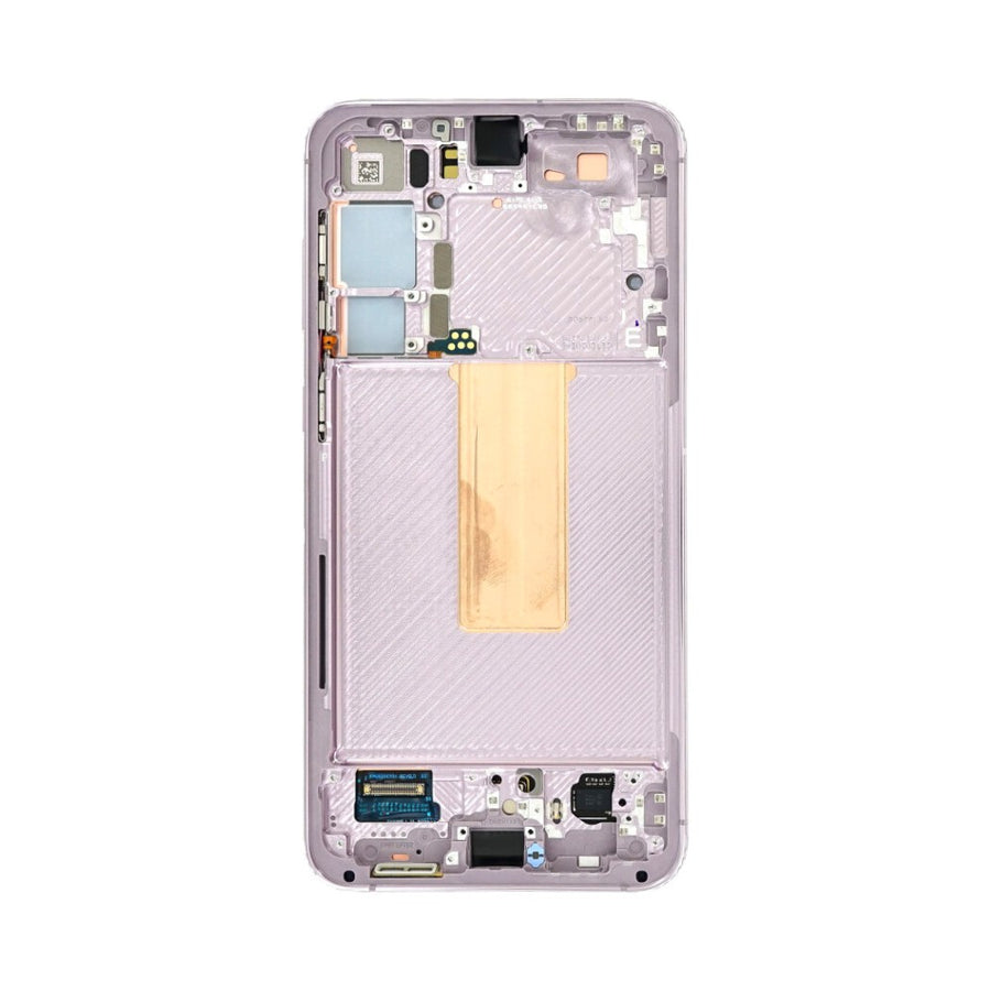 Samsung Galaxy S23 Plus S916B OLED Screen Replacement Digitizer with Frame GH82-30476D (Gold)-Lavender