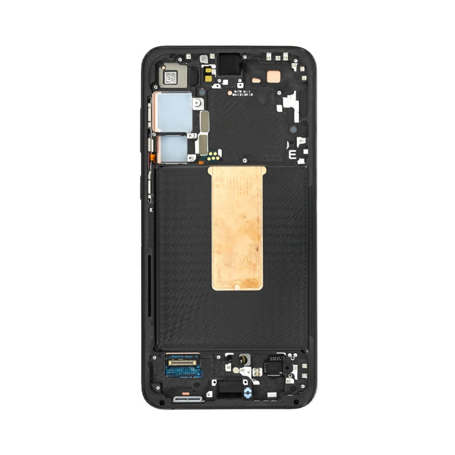 Samsung Galaxy S23 Plus S916B OLED Screen Replacement Digitizer with Frame GH82-30476A (Gold)-Phantom Black