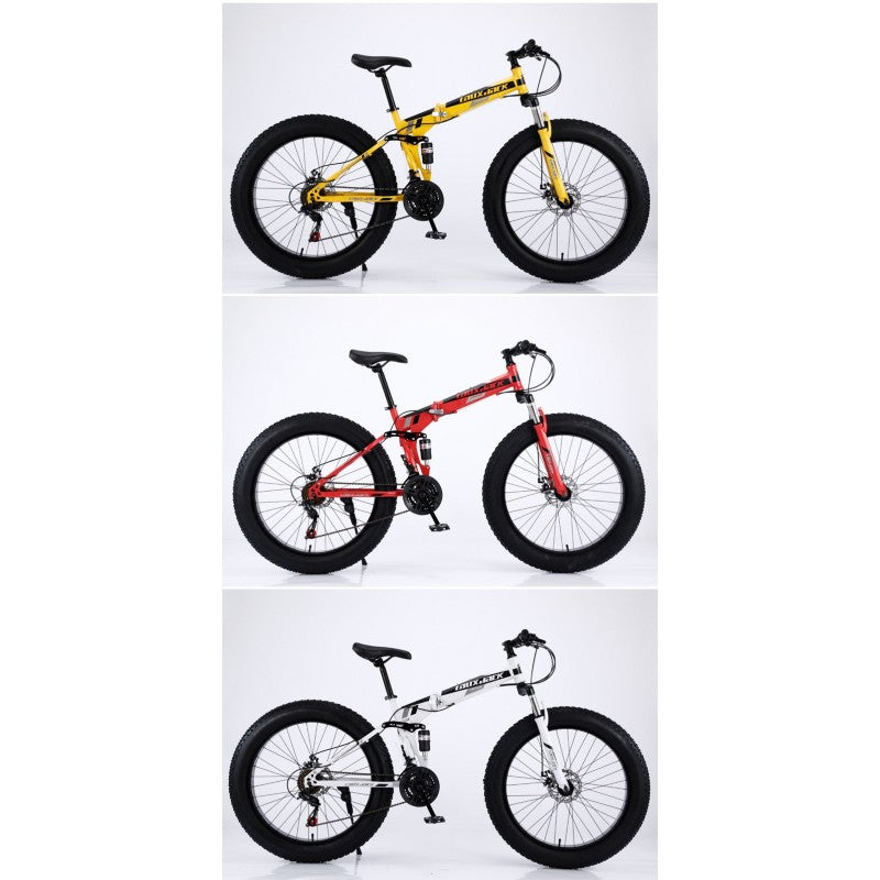 Bicycle Mountain Bike Fat Wheel Tyres Non Electric 21 Speed Unisex Bike CM091-21 (2 Models)