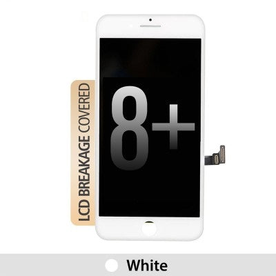 Brown LCD Assembly for iPhone 8 Plus Screen Replacement-White