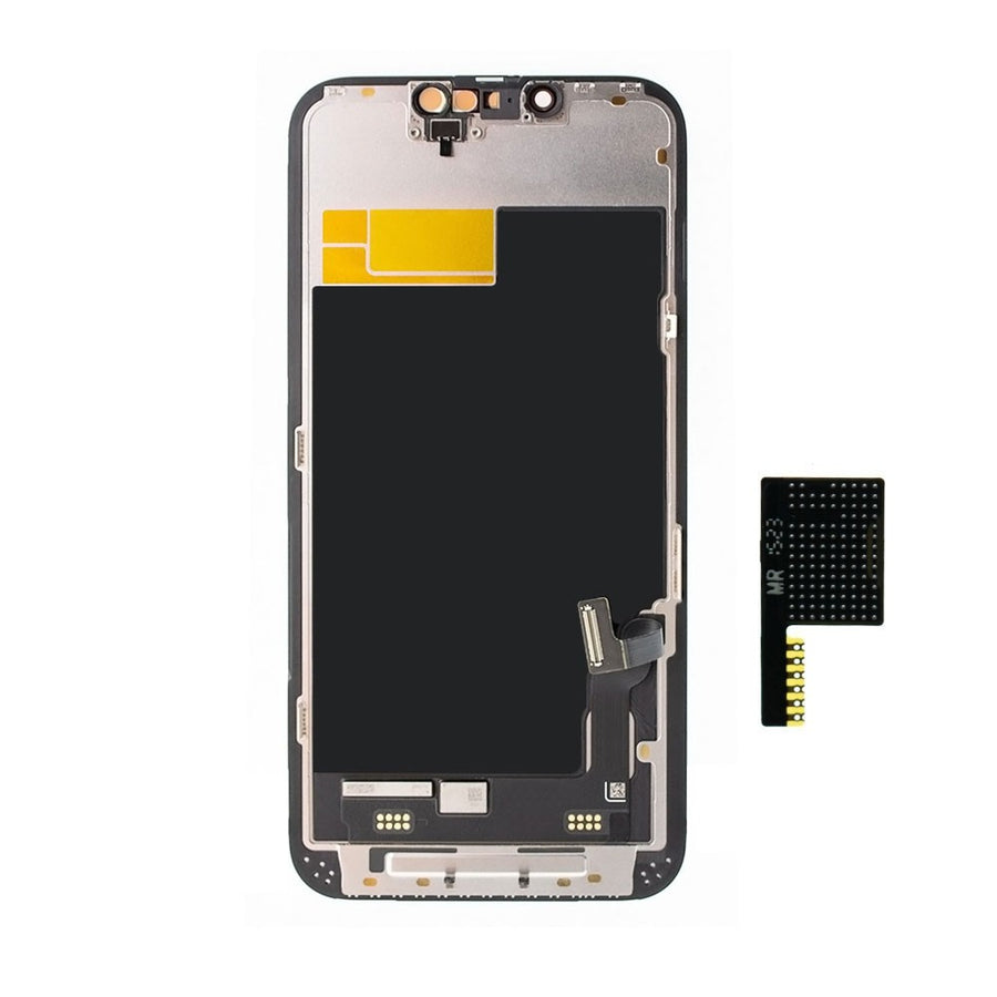 Brown LCD Assembly with Solve Popover Small Board for iPhone 13 Screen Replacement (Compatible for IC chip transfer)