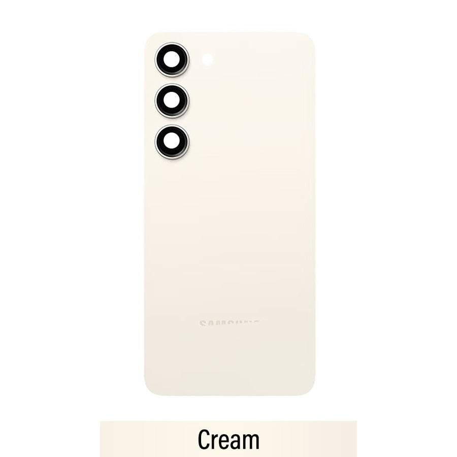 Rear Cover Glass For Samsung Galaxy S23 Plus S916B-Cream