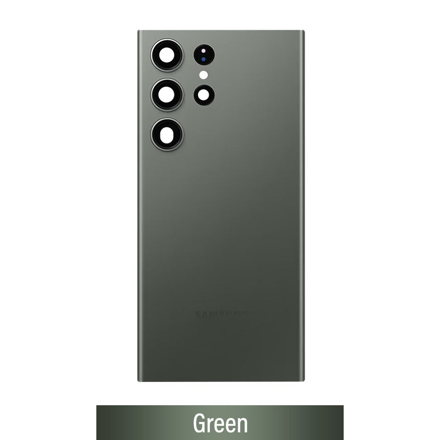 Brown Rear Cover Glass for Samsung Galaxy S23 Ultra S918B-Green