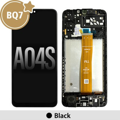 Tecguru-Samsung Galaxy A04s A047F LCD Screen Replacement Digitizer GH82-29805A (Service Pack)-Black