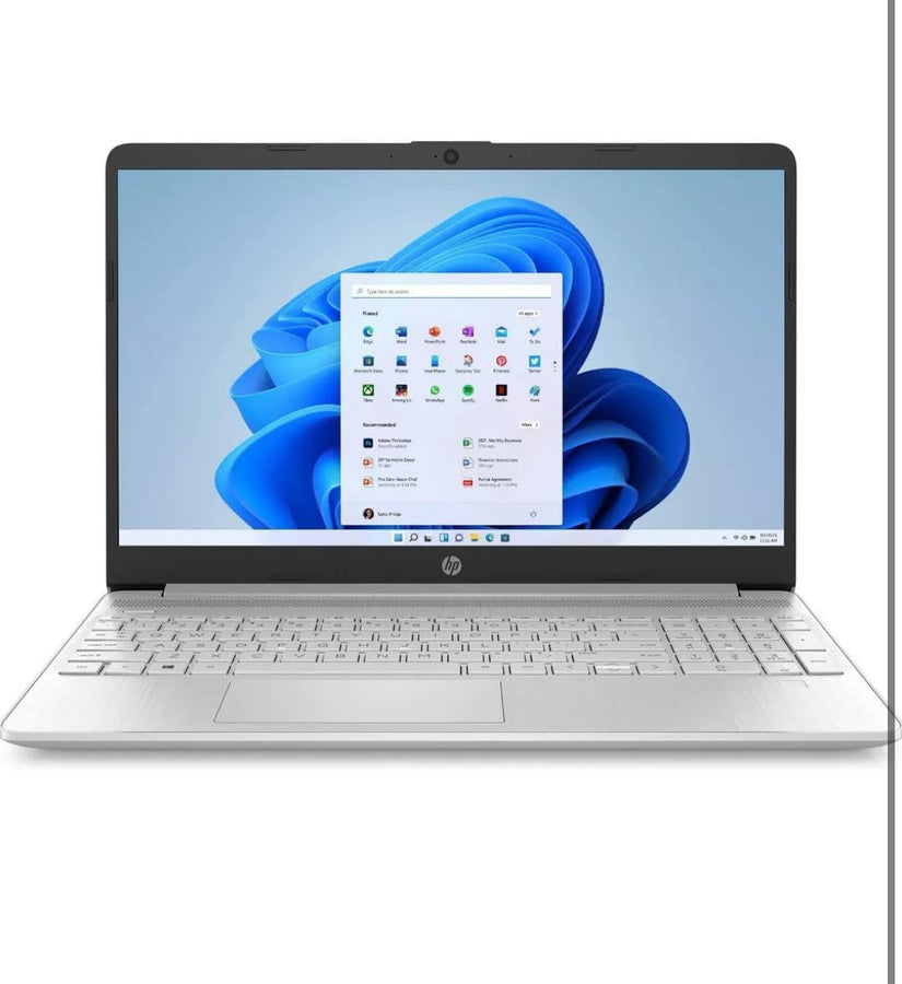 HP 15.6" Laptop with Intel Core i5 1035g1 Gen Processor - 8GB RAM Memory - 256GB SSD Storage - Silver (15s-du2xxx) grade A 98% battery