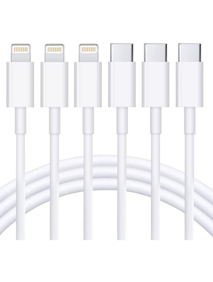 Pbuddy USB C to Lightning Cable 3Pack 3.3 FT [Apple MFi Certified] iPhone Fast Charger Cable USB-C Power Delivery Charging Cord Compatible with iPhone 14/13/12/11/XS/Max/XR/X/8/iPad, White