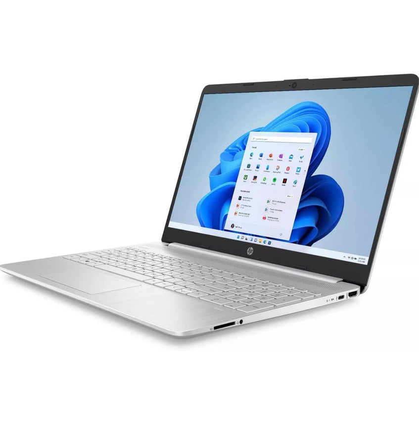 HP 15.6" Laptop with Intel Core i5 1035g1 Gen Processor - 8GB RAM Memory - 256GB SSD Storage - Silver (15s-du2xxx) grade A 98% battery