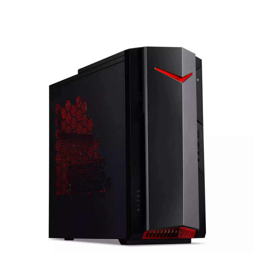 Acer Nitro N50-610 Gaming PC Core i5-10400 16GB 256GBSSD+1TB SATA GTX1650 4GB WIN11 With Gaming keyboard Mouse & Monitor