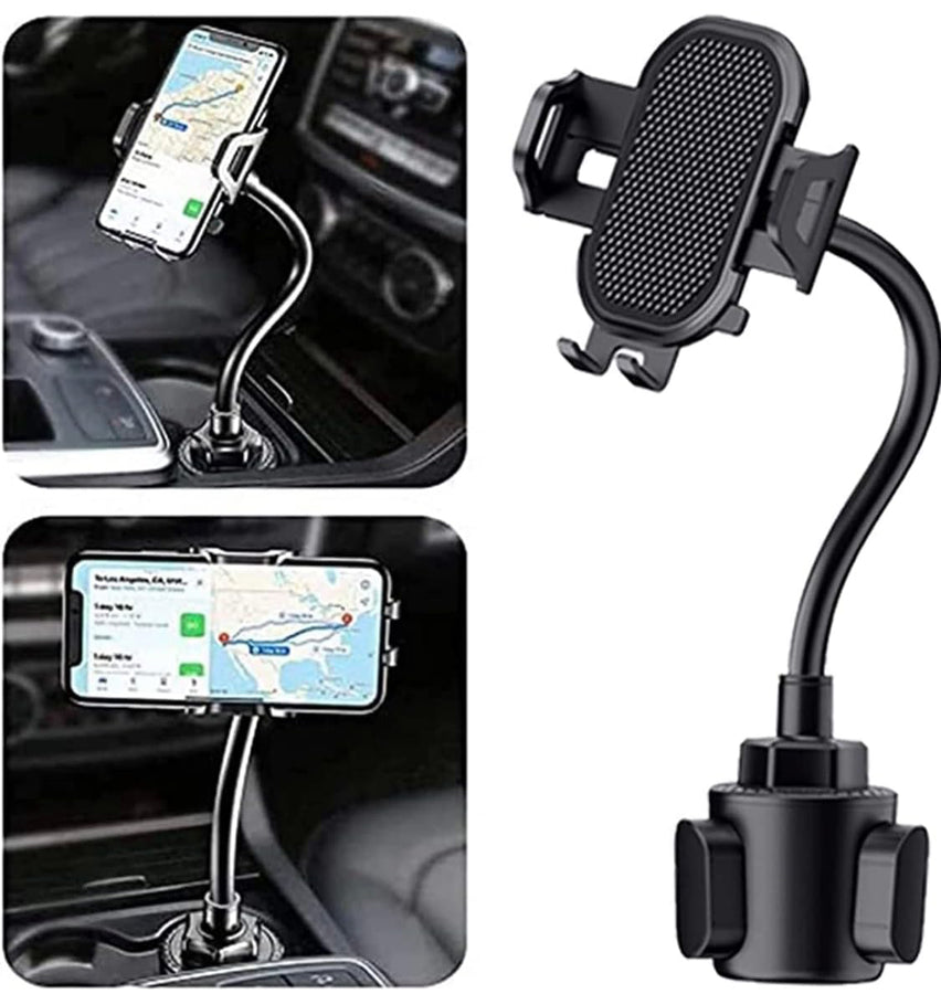 Pbuddy Tesla Flexible Gooseneck Cup Holder Phone Mount Universal Adjustable Cupholder Compatible with iPhone 11 12 13 14 Pro XS Max XR X 8 7 6s 6 5s Samsung Galaxy S10 Plus S9 Note 10 9 8