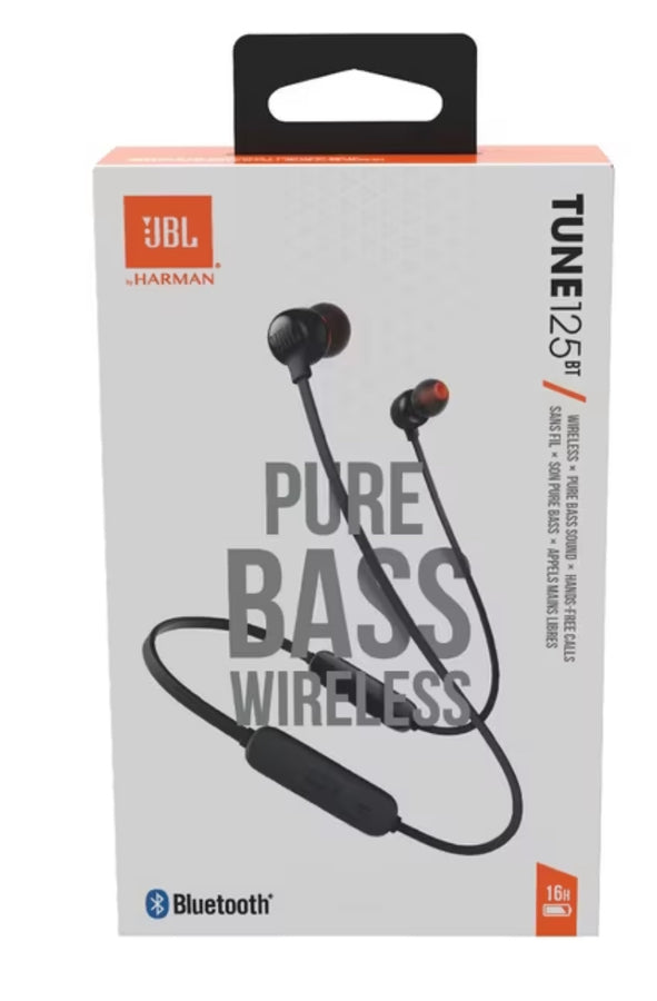 JBL Tune 125BT In-Ear Headphones Black