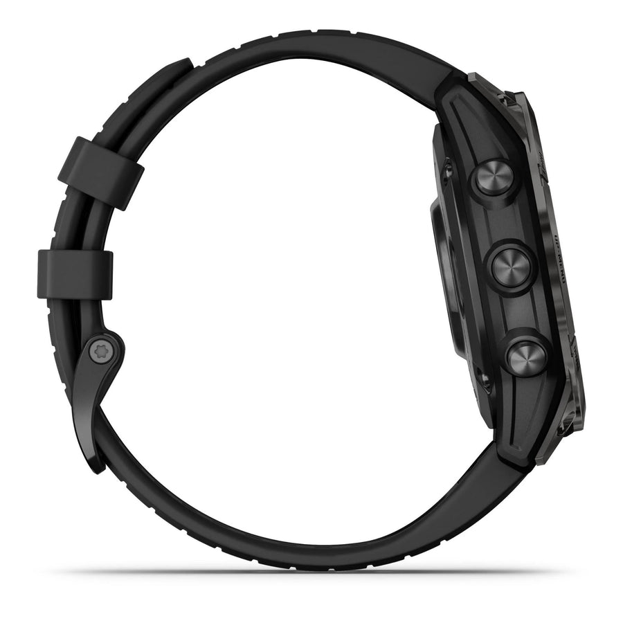 Garmin fenix® 7 Pro Sapphire Solar Edition Carbon Grey DLC Titanium with Black Band