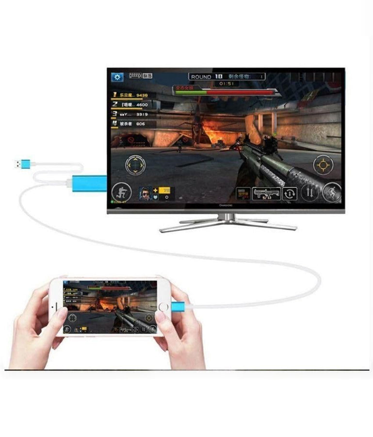 Pbuddy iPhone to HDMI Digital TV Adapter Cable for iPhone 13 12 11 Pro 14 iPad