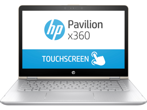 HP Pavillon X360 Convertible Touch Screen I3-7100 CPU @ 2.40Ghz RAM 8GB SSD 128GB - Used