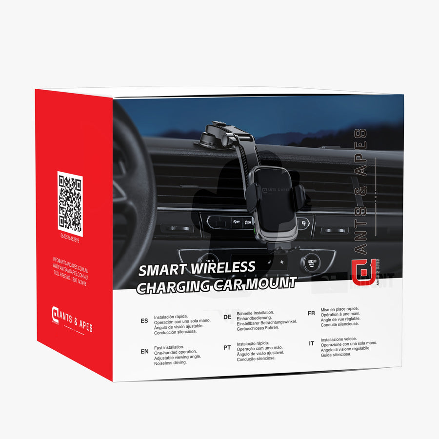 DYNA-GRIP 15W QI CAR MOUNT by Ants and Apes