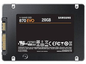 Samsung 870 EVO 250GB 2.5" Internal SSD