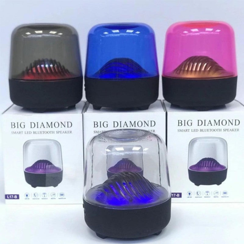 L17-B Big Diamond Smart LED Bluetooth Speaker (Black)