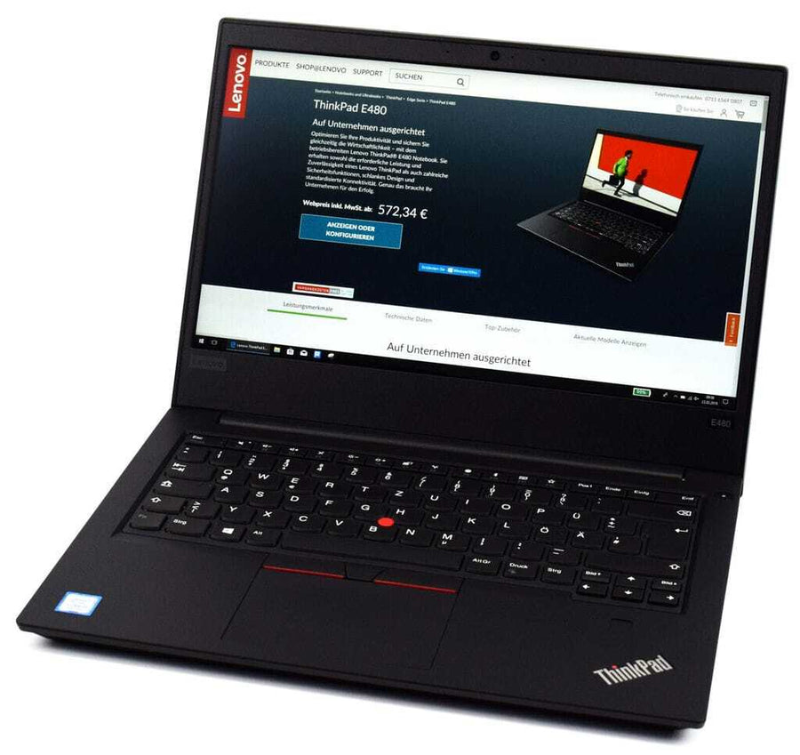 Lenovo ThinkPad E480  i5-8250U CPU @ 1.60GHz 8GB RAM 256GB SSD NON Touch Grade C