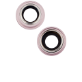 Rear Camera Lens With Bracket for iPhone 15 / 15 Plus-Pink (Purple)