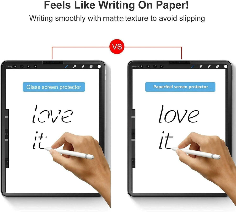 Paper Feel Screen Protector for iPad  Write and Draw Like on Paper, Thin and Responsive