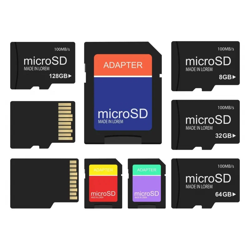 Pbuddy Micro SD Card 1TB 128GB 64GB SDXC U3 Class 10 TF Card Mobile Phone Tablet Dash Camera Lot Condition