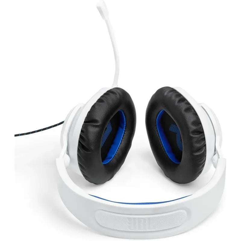 JBL Quantum 100P PS Version Headset, White Blue