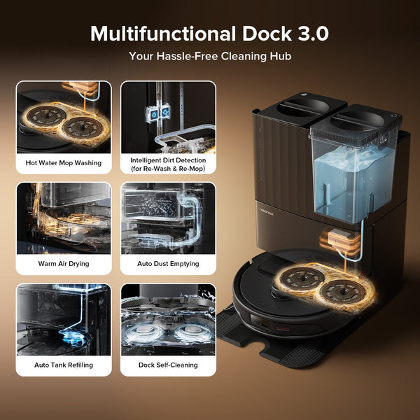 Roborock Qrevo Master Robot Vacuum with Multifunctional Dock 3.0