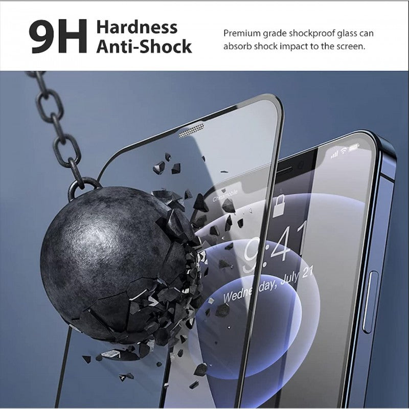 Full Coverage Edge To Edge 9H Screen Protector For IPhone Tempered Glass Film Case Friendly 9H Hardness