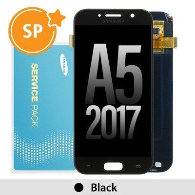 Tecguru-Samsung Galaxy A5 (2017) A520F OLED Screen Replacement Digitizer GH97-19733B/20135B (Service Pack)-Gold