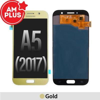 Tecguru-Samsung Galaxy A5 (2017) A520F OLED Screen Replacement Digitizer GH97-19733B/20135B (Service Pack)-Gold