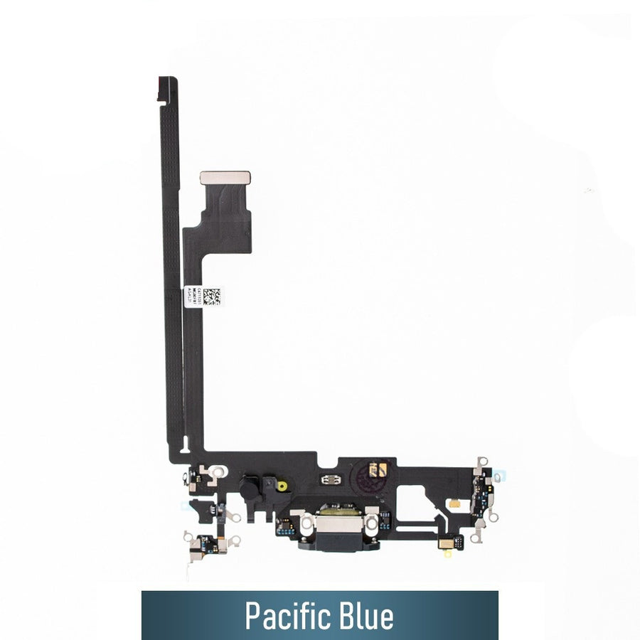 Red Charging Port for iPhone 12 Pro Max-Pacific Blue