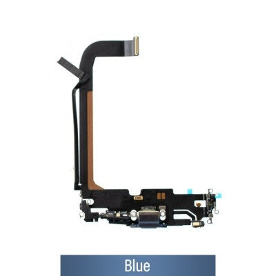 Red Charging Port for iPhone 13 Pro Max-Blue