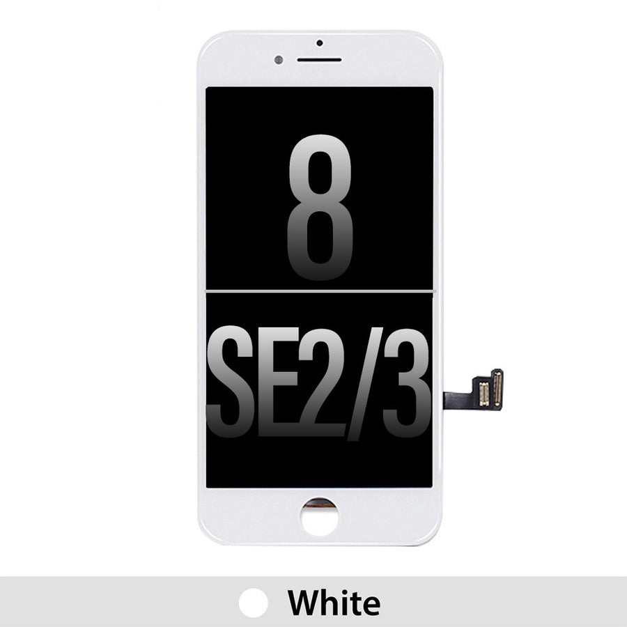 Red LCD Assembly for iPhone 8 / SE (2020) / SE (2022) Screen Replacement-White