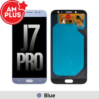 Tecguru-Samsung Galaxy J7 Pro (2017) J730F OLED Screen Replacement Digitizer GH97-20736B (Service Pack)-Blue