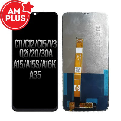 AMPLUS LCD Assembly Replacement for Realme C11 / C12 / C15 / V3 / Q2i / Narzo20 / Narzo30A / OPPO A15 / A15S / A16k / A35