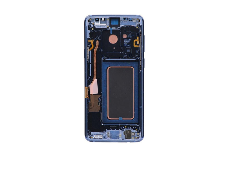 Red OLED Screen Replacement Digitizer with Frame for Samsung Galaxy S9 Plus G965F-Coral Blue