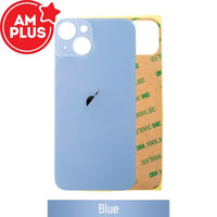 AMPLUS Rear Glass Replacement for iPhone 14 (Camera Frame Aseembly by Factory)