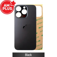 AMPLUS Rear Glass Replacement for iPhone 14 Pro (Camera Frame Aseembly by Factory)