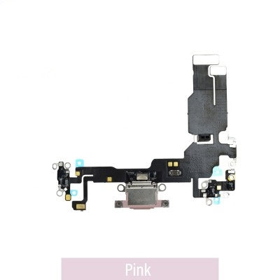 Red Charging Port for iPhone 15-Pink