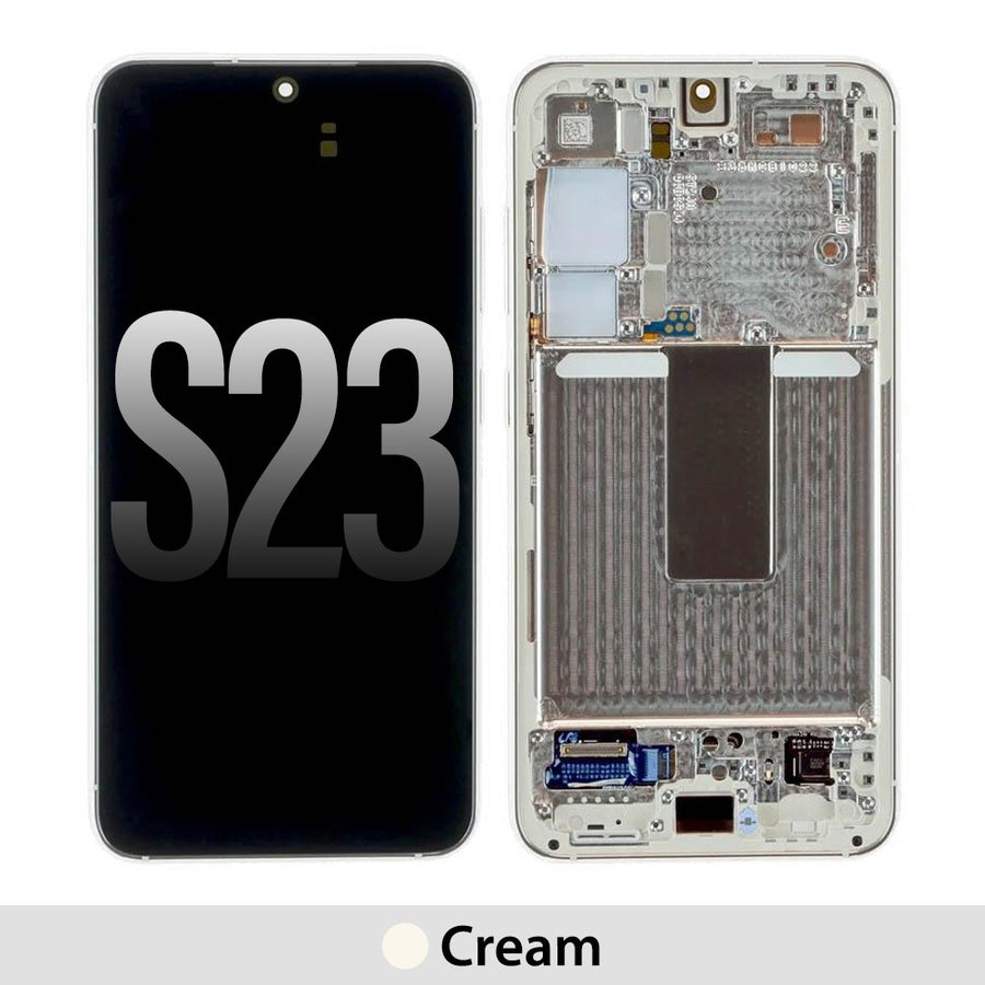 Samsung Galaxy S23 5G S911B OLED Screen Replacement-Cream