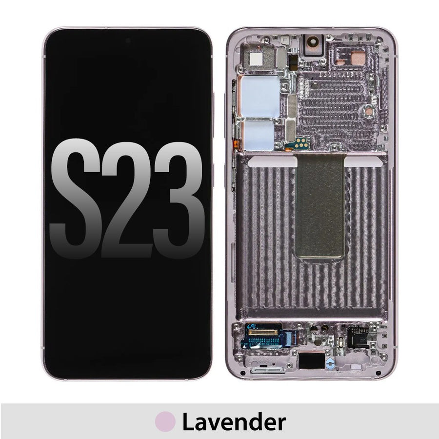 Samsung Galaxy S23 5G S911B OLED Screen Replacement -Lavender