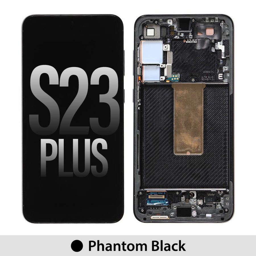 Yellow-Samsung Galaxy S23 Plus S916B OLED Screen Replacement-Phantom Black