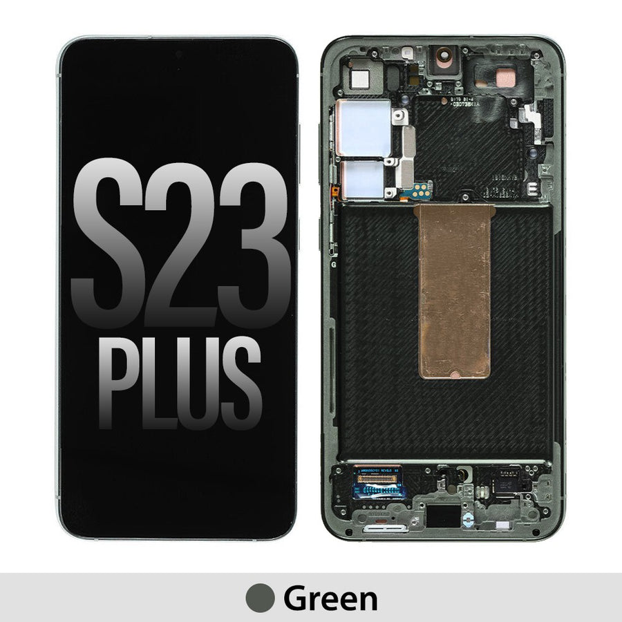 Yellow-Samsung Galaxy S23 Plus S916B OLED Screen Replacement-Green