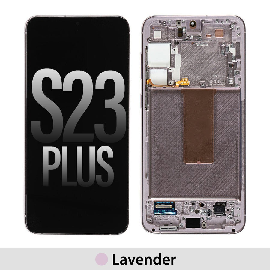 Yellow-Samsung Galaxy S23 Plus S916B OLED Screen Replacement-Lavender