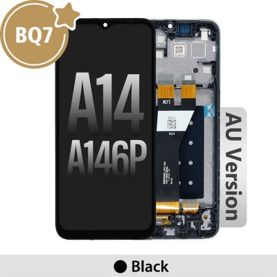 Tecguru-Samsung Galaxy A14 5G A146P LCD Screen Replacement Digitizer GH82-23640A / GH81-23315A (Service Pack)-Black (AU Version)