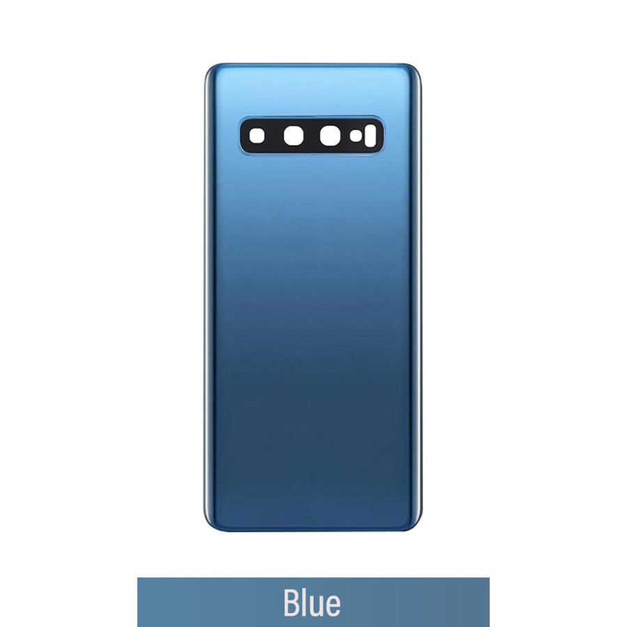 Red Rear Cover Glass For Samsung Galaxy S10 G973F-Blue