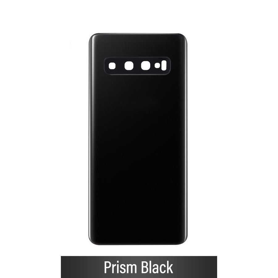 Red Rear Cover Glass For Samsung Galaxy S10 Plus G975F-Prism Black