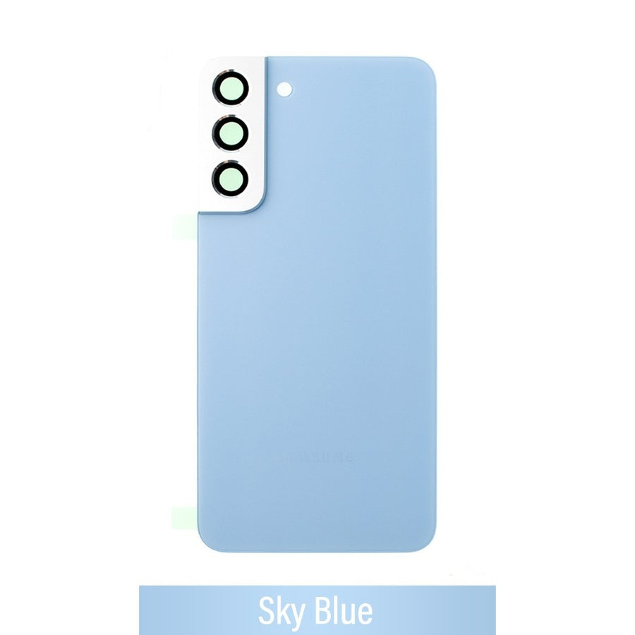 Red Rear Cover Glass For Samsung Galaxy S22 Plus S906B-Sky Blue