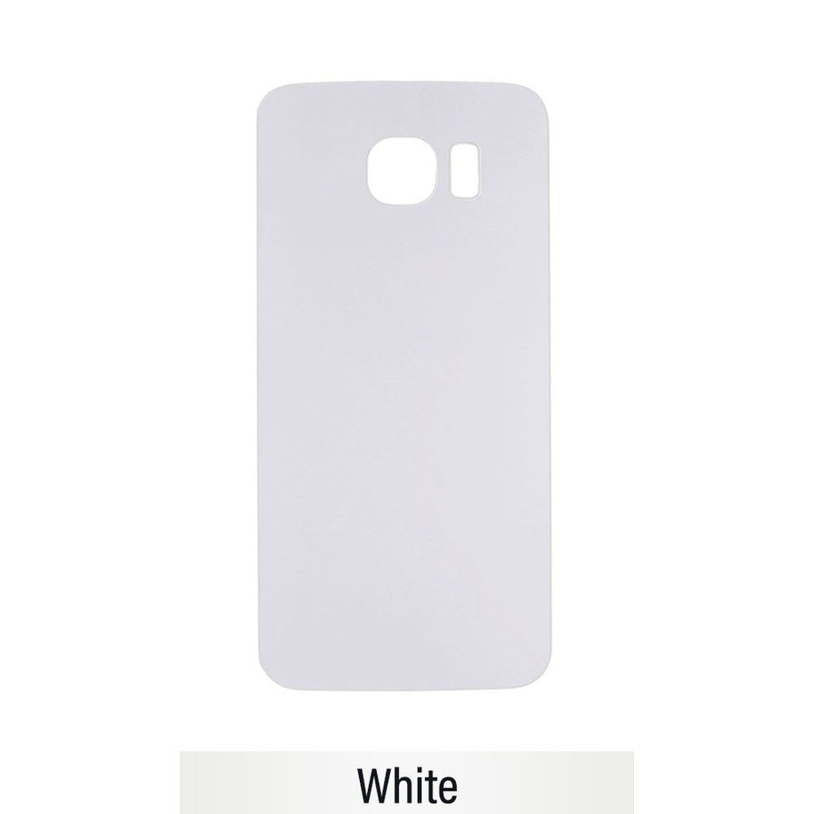 Red Rear Cover Glass For Samsung Galaxy S6 G920F-White