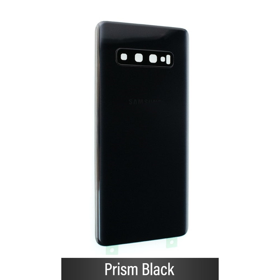 Brown Rear Cover Glass For Samsung Galaxy S10 Plus G975F-Prism Black